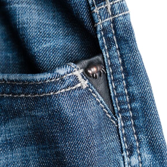 Buffalo David Bitton King-X Jeans Mens 36x32 Blue Basic Slim Boot Stretch Dark - Picture 5 of 15